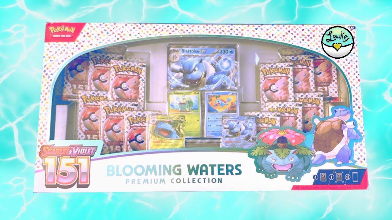 We got to open the new Pokemon Blooming Waters 151 box! #bloomingwaters #pokemon