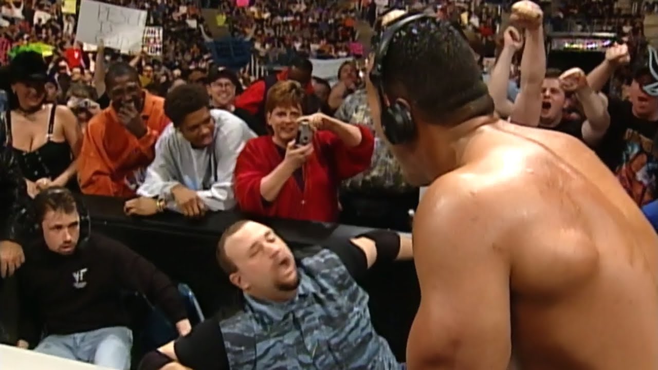 The Rock Vs Bubba Ray Dudley w/ D-von Dudley - SMACKDOWN!