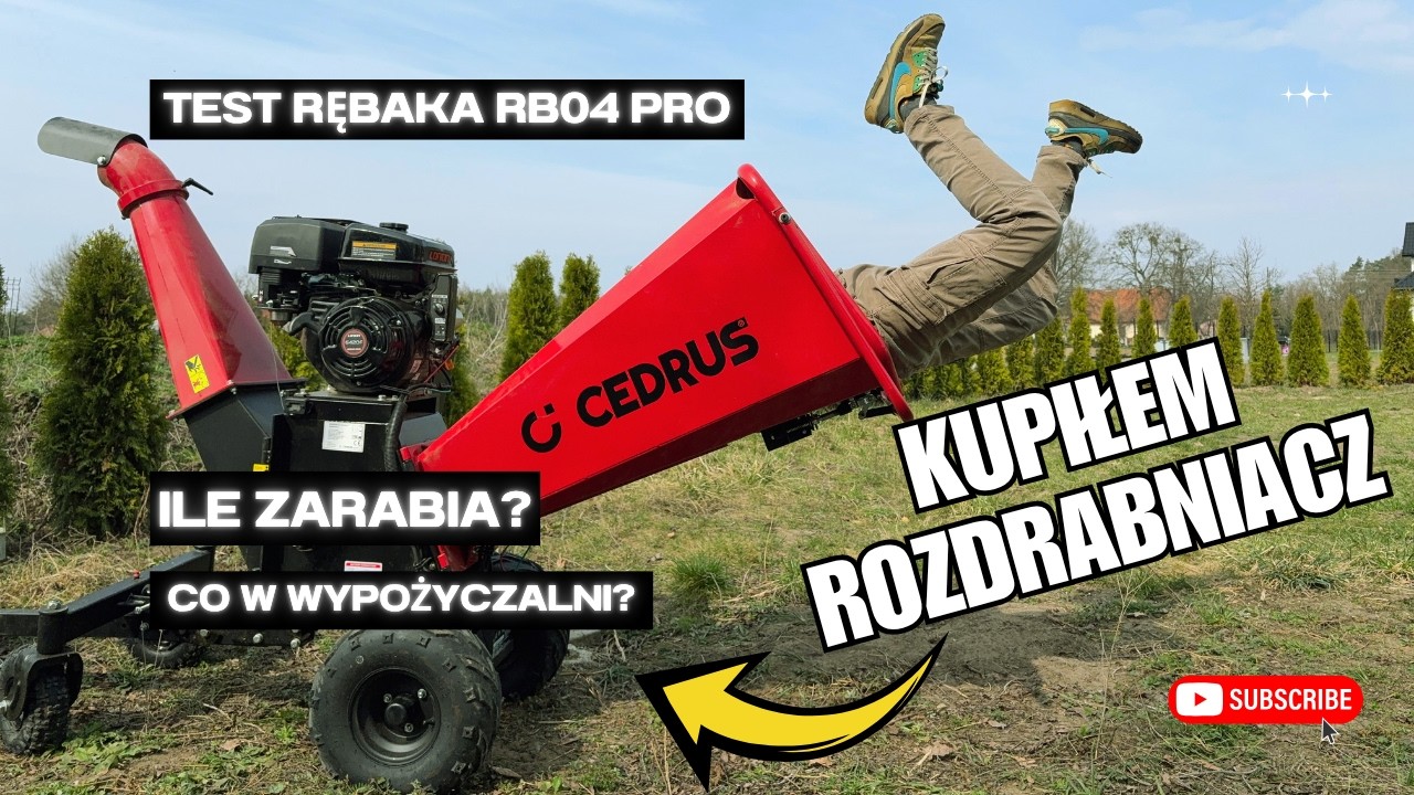Test rębaka RB04PRO + co nowego w wypożyczalni?