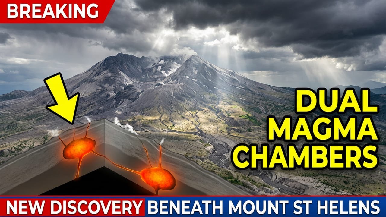 BREAKING: Dual Magma Chambers Discovered Beneath Mount St. Helens!