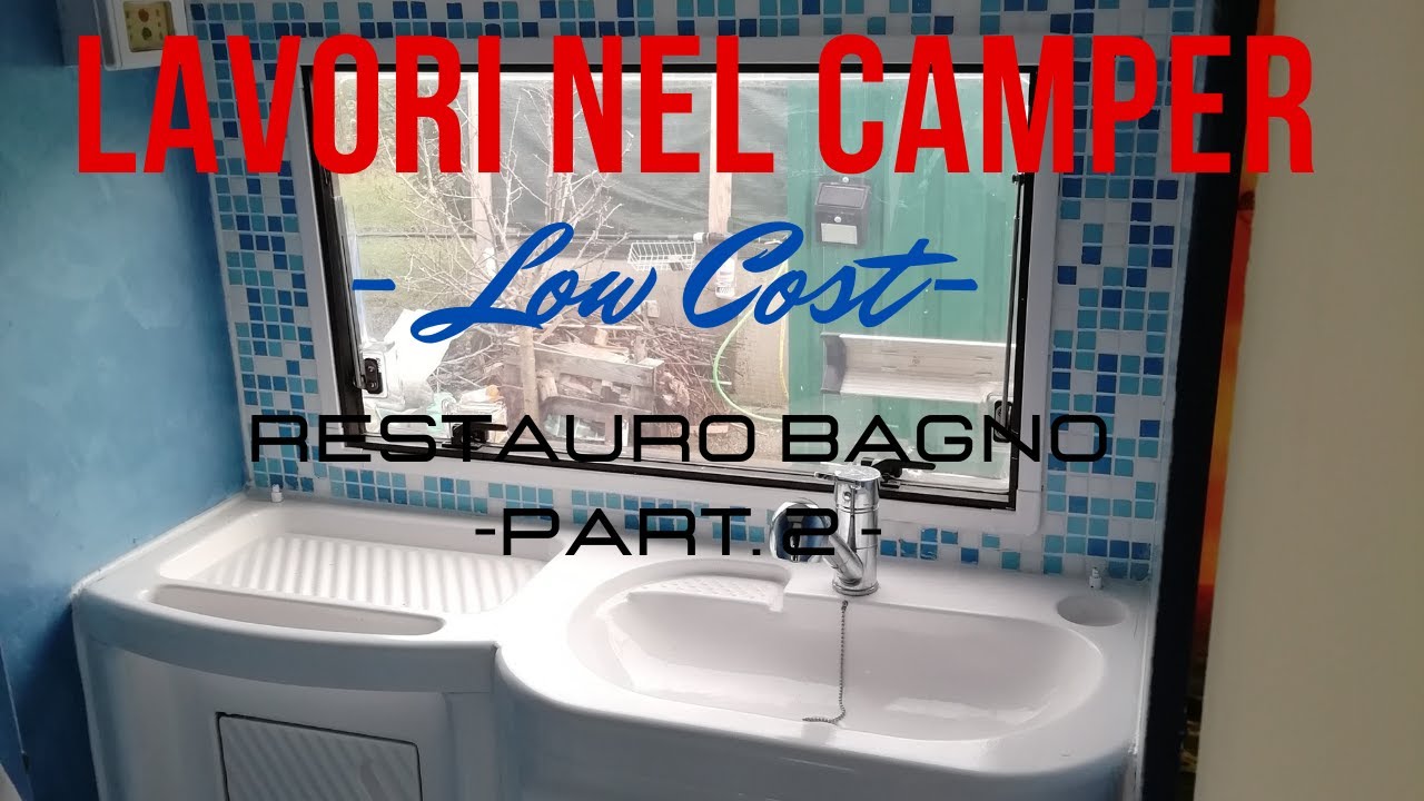 Ecco il BAGNO DEL CAMPER FINITO!!