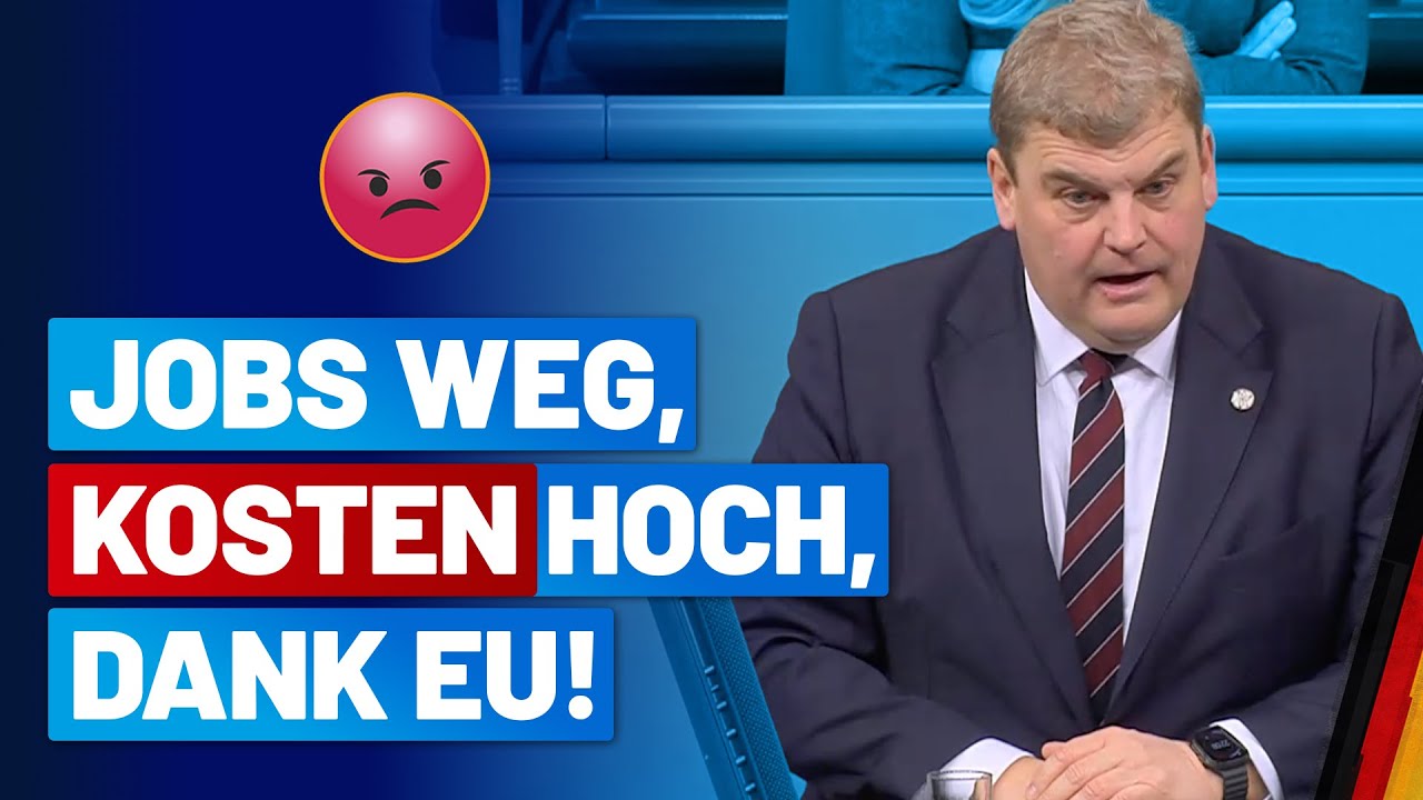 Jobs weg, Kosten hoch, dank EU! - Dr. Rainer Kraft - AfD-Fraktion im Bundestag