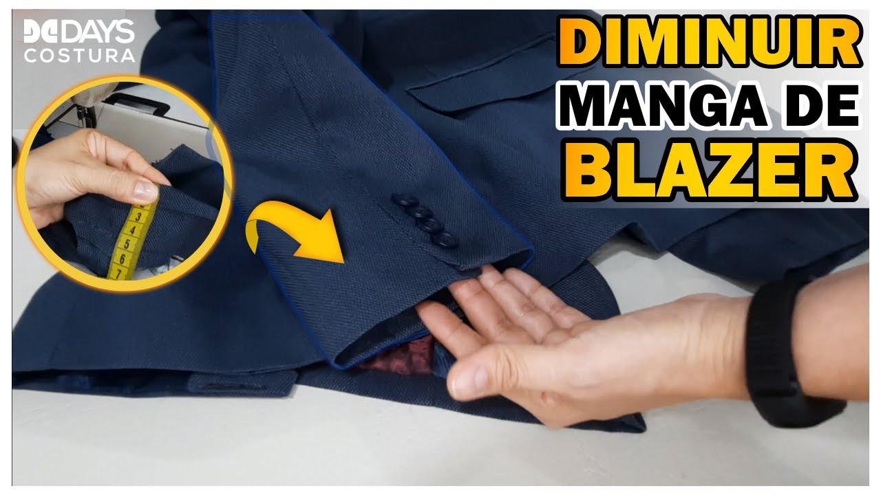 ✅[GARANTIDO] Como Diminuir Manga de Terno | Blazer (MUITO FÁCIL)