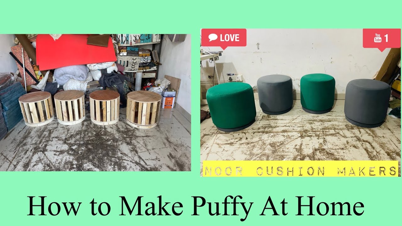 Making of Puffy / How to make Puffy /Noor Cushion Makers