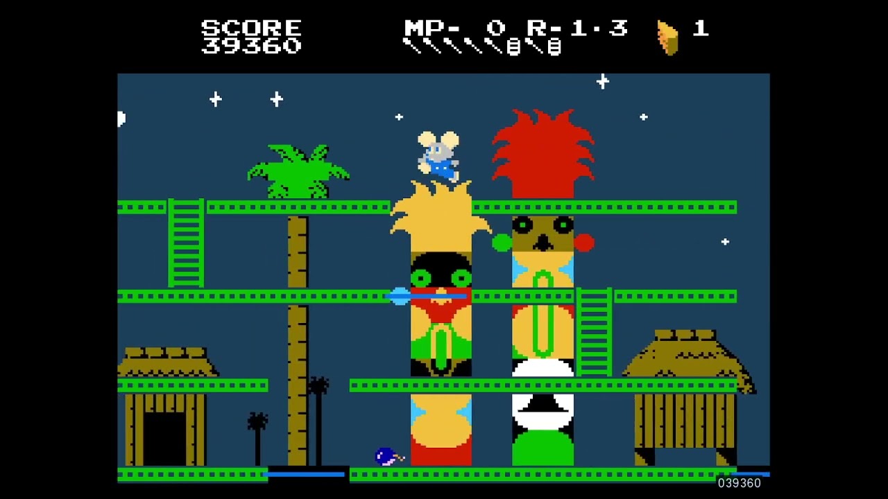 Mappy-Land [NES] gameplay