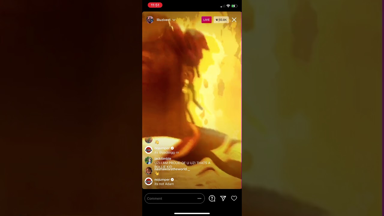 Lil Uzi Vert - Proud Of You - Snippet from Instagram Live - 12/20/20
