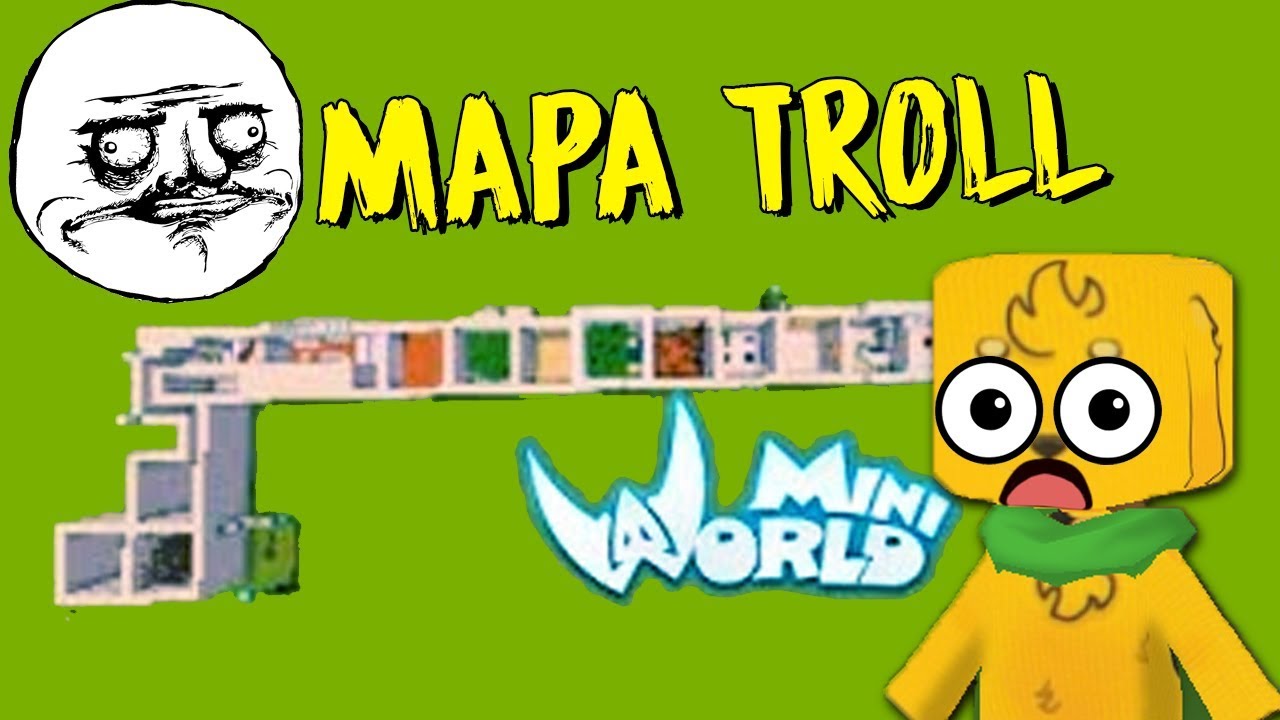 MAPA TROLL: NADIE PENSÓ QUE SERÍA TAN DIFÍCIL  😰 MIKECRACK MINI WORLD #6