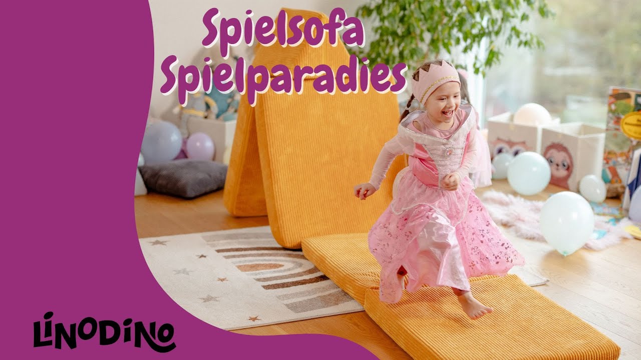 Linodino Spielsofa Cord – Das ideale Sofa für kleine Entdecker