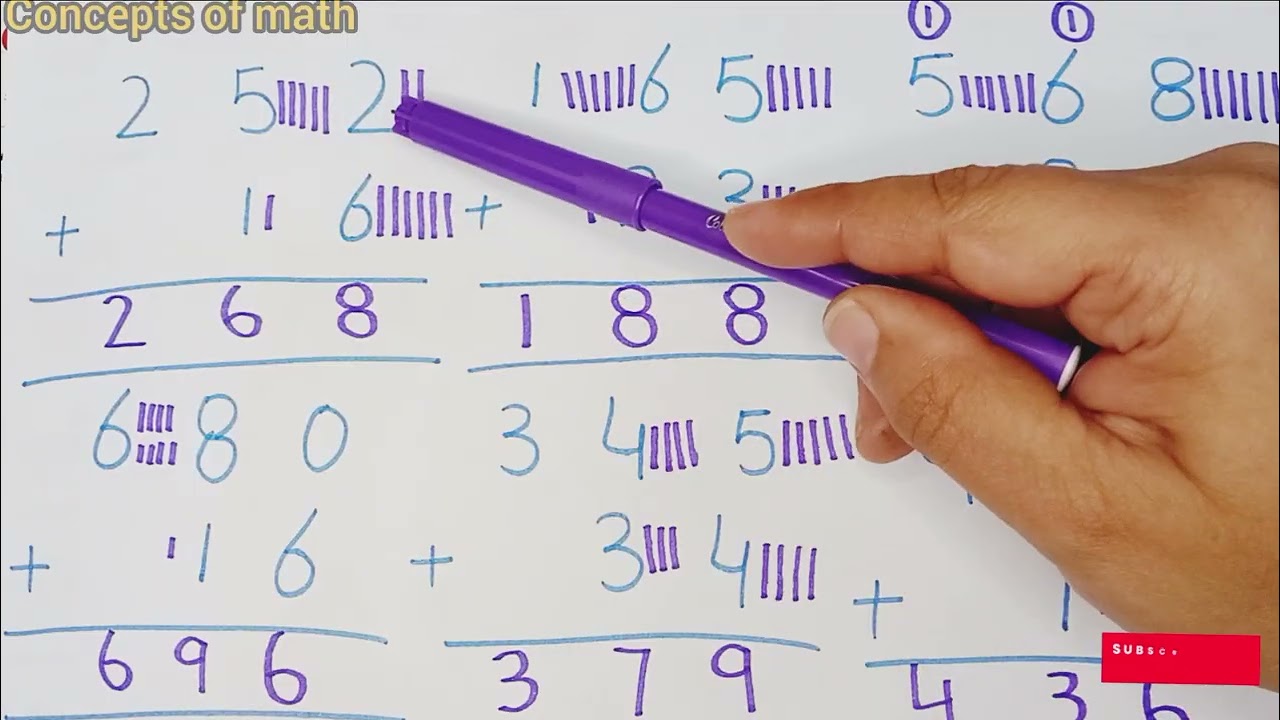 Grade 2 math addition question ||@conceptsofmath|| mathematics
