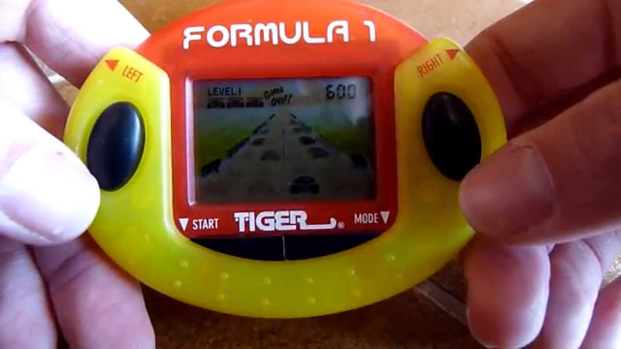 LCD Spiel Game - TIGER ELECTRONICS - FORMULA 1