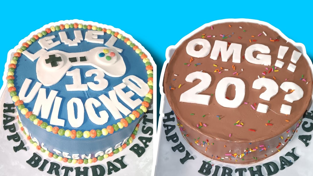 Pang boy na cake || Vanilla & Choco Chiffon cake #teenagercake