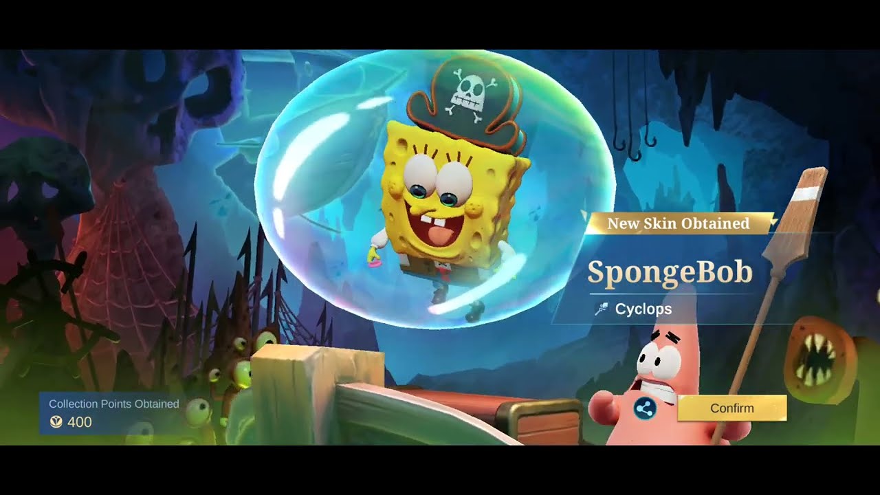 MLBB : Unboxing Cyclops' SpongeBob SquarePants Skin