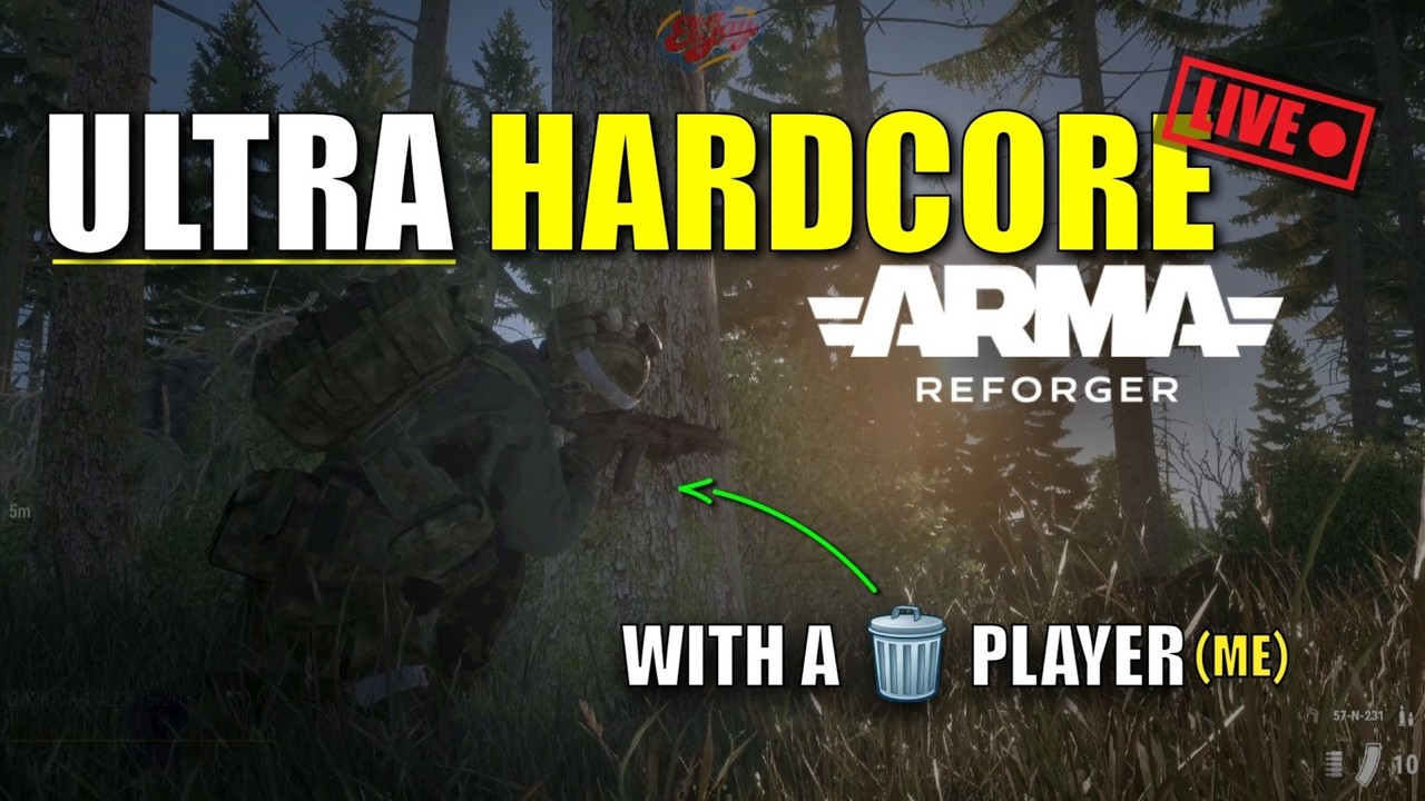 REALISTIC modded Arma Reforger w/ a GARBAGE player🗑️🥂
