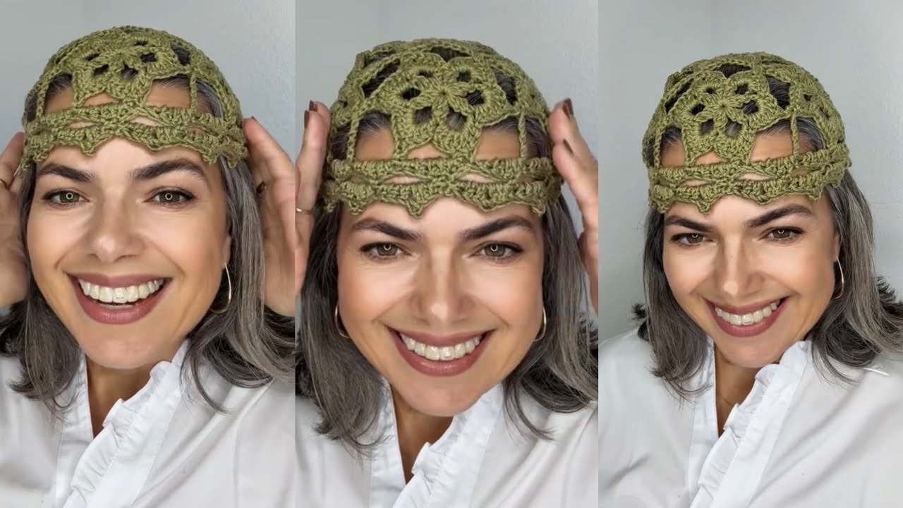 AULA COMPLETA: Headpiece Primavera em Crochê | Tendência das Passarelas | Passo a Passo Fácil