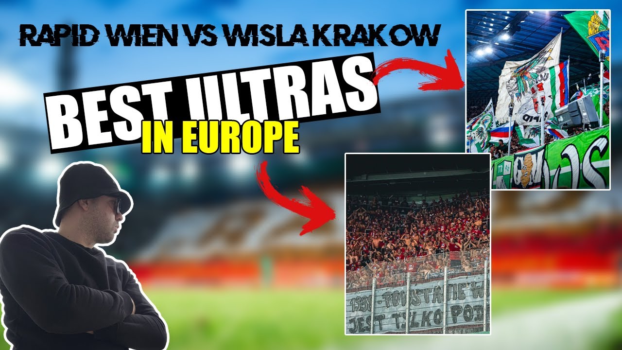 I went to Wien to watch a Europa League match | Rapid Wien - Wisla Kraków #ultras | 01.08.2024.