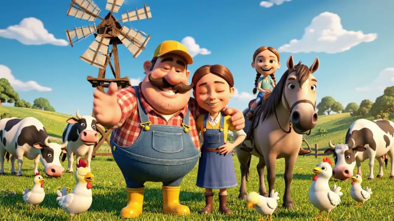 Old MacDonald’s Farm Rescue! 🚜 Saving Animals from Wild Predators | Kids Empire Adventures
