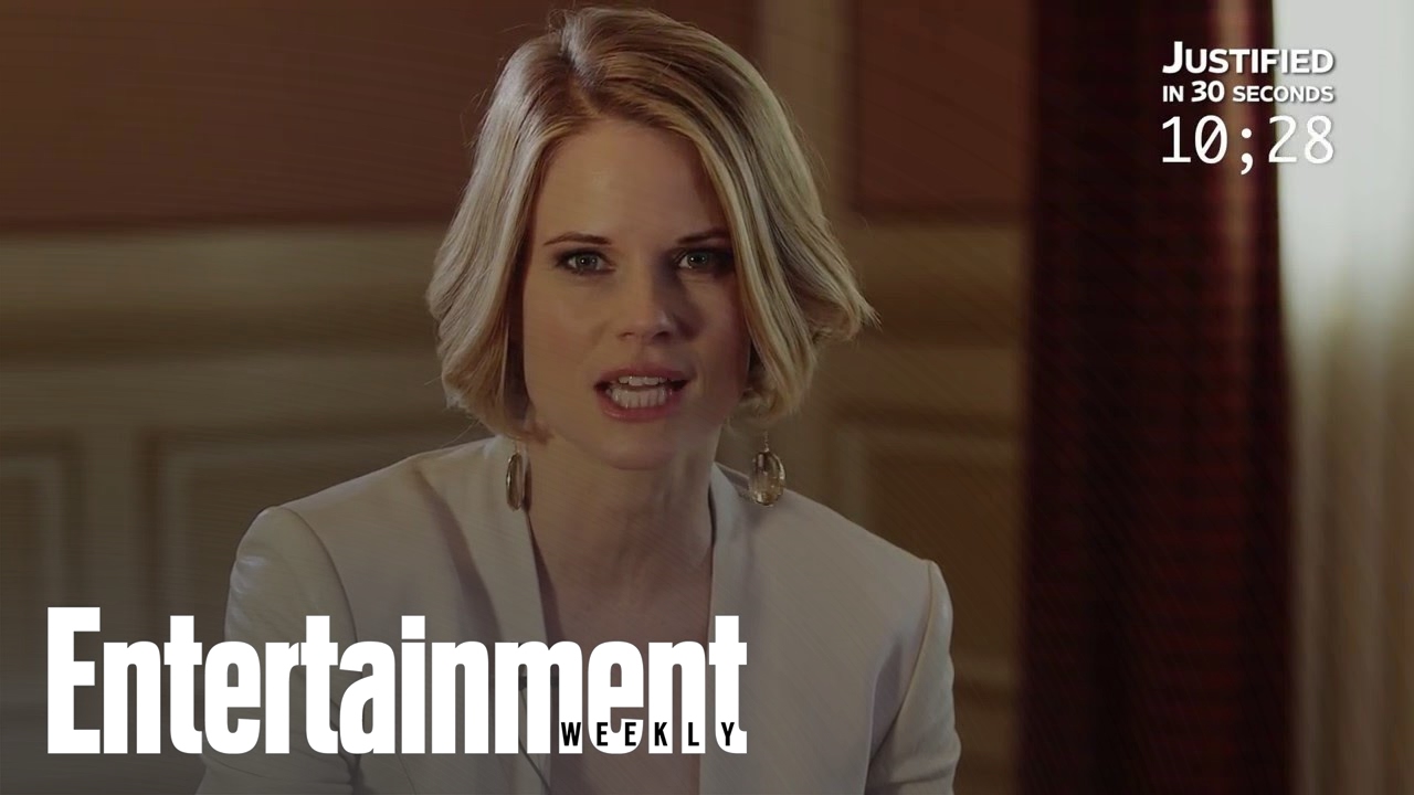 Joelle Carter Recaps 'Justified' In 30 Seconds | Entertainment Weekly