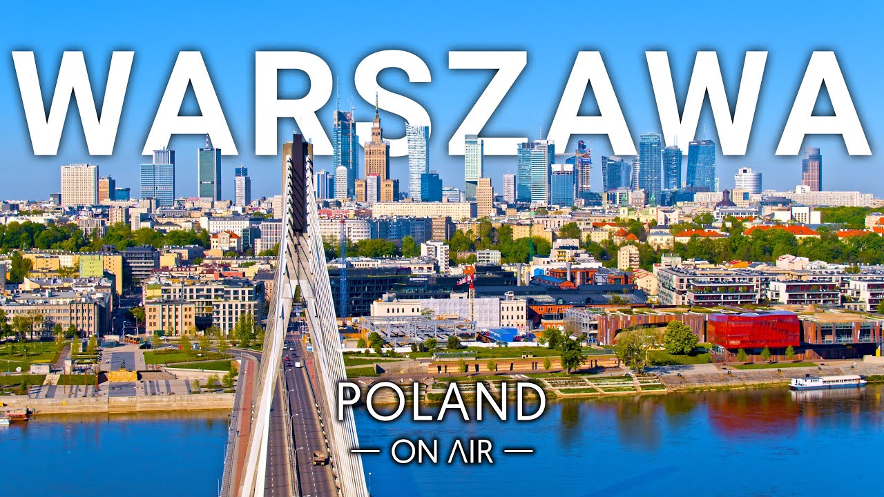 Spring in Warsaw | Wiosenna Warszawa z drona | POLAND ON AIR by Maciej Margas Aleksandra Łogusz 🚁