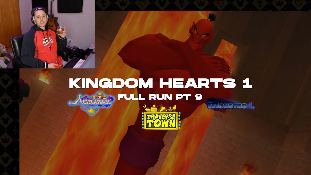 🗝️ KINGDOM HEARTS 1 - FULL GAME LIVE STREAM (Part 9) - Agrabah, Traverse Town, Monstro