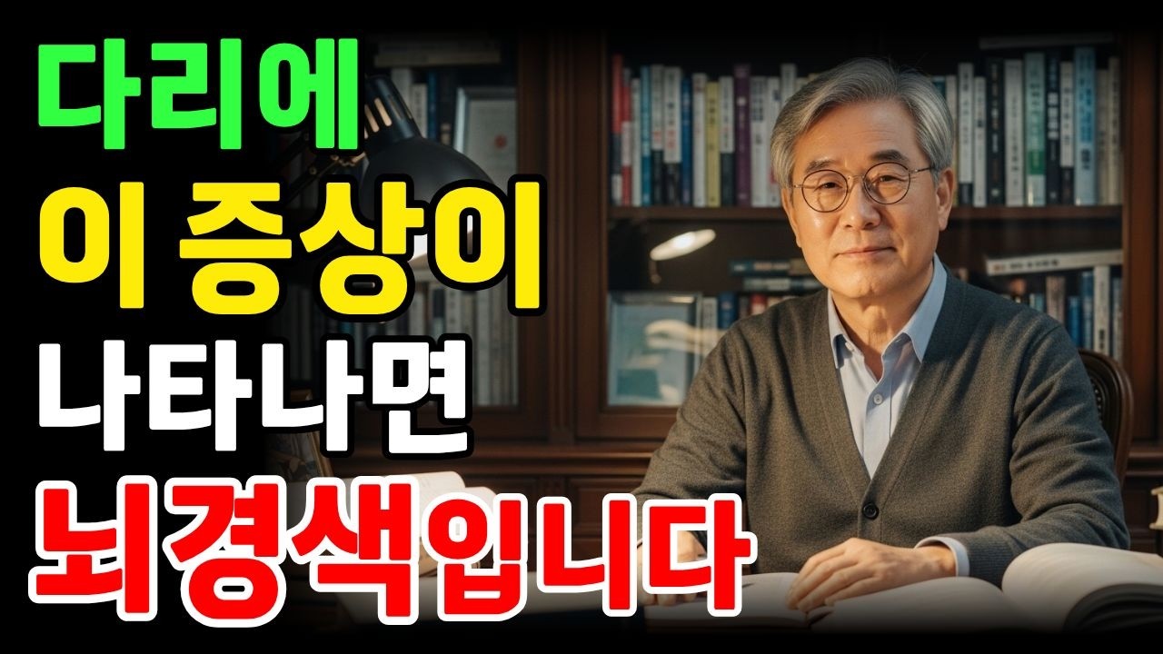 다리가 먼저 말해줍니다 뇌경색 오기 전 반드시 나타나는 신호  |  뇌경색  |  시니어건강  |  건강정보