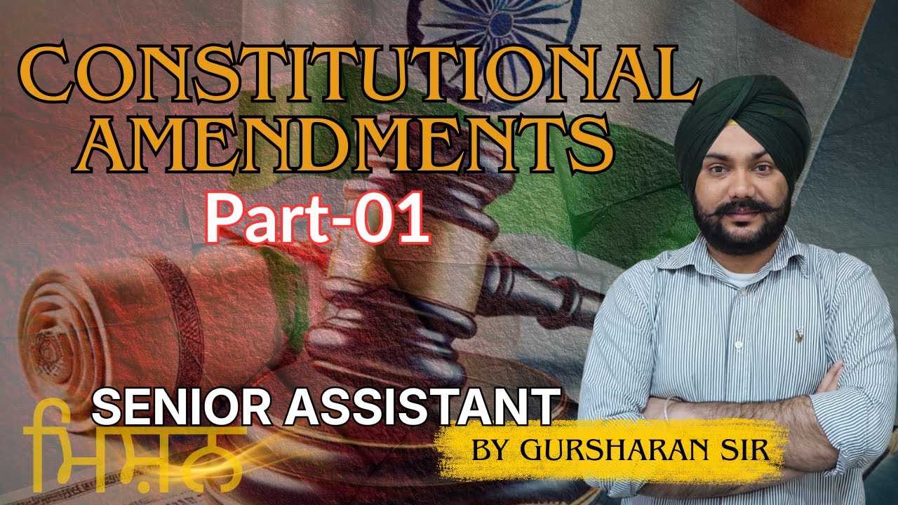 Constitutional Amendments| Indian Polity  | Part-01 | Call  8054400797