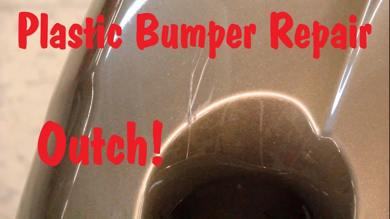 2013 Toyota Tacoma Plastic Front Bumper Gouge Repair