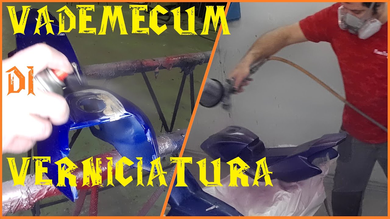 Come verniciare tutte le plastiche , moto , motorini , scooter , quad , ATV , auto o plastica