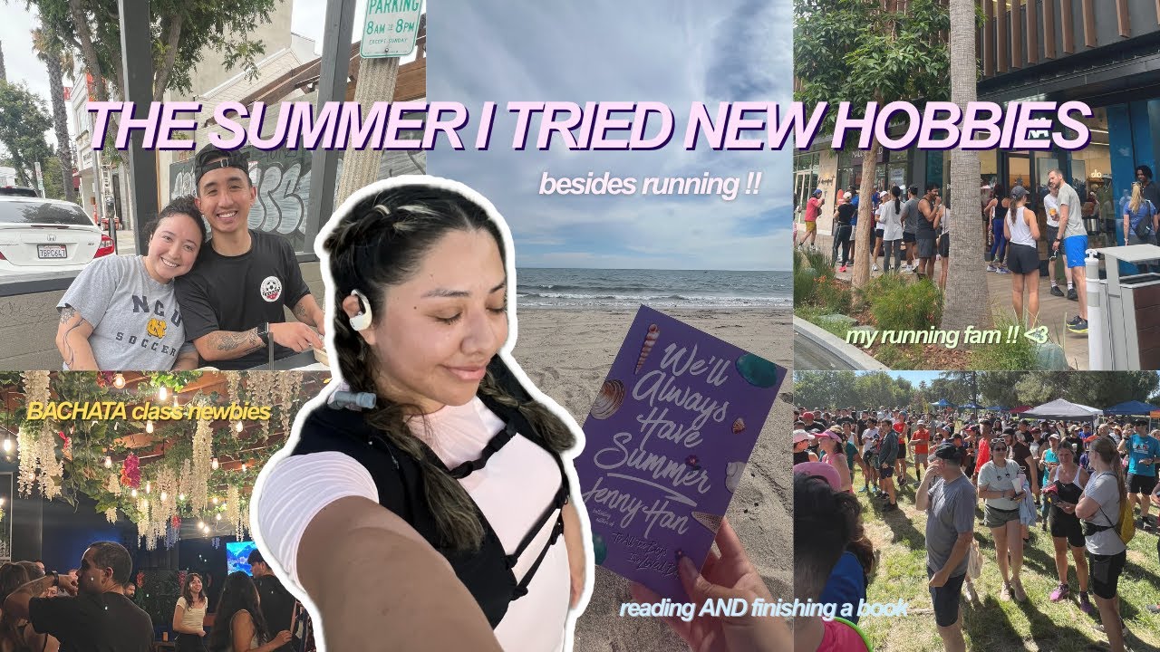 the summer i finished a book, went to a bachata class & tried other hobbies | weekly vlog