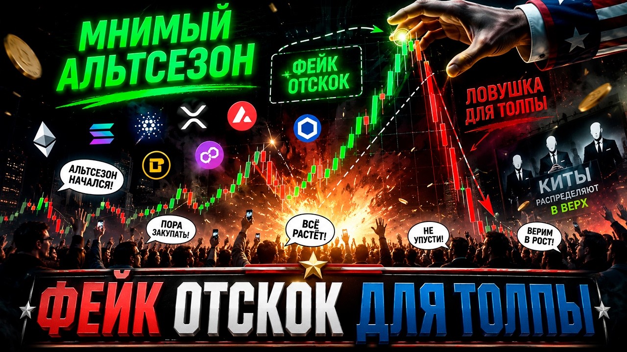 ФЕЙК ОТСКОК И МНИМЫЙ АЛЬТСЕЗОН НА РАДОСТЬ ТОЛПЕ