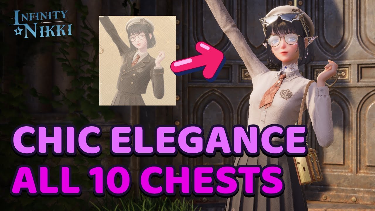 ВСЕ 10 мест расположения сундуков для Chic Elegance (комплект школьной одежды) // Руководства Inf...