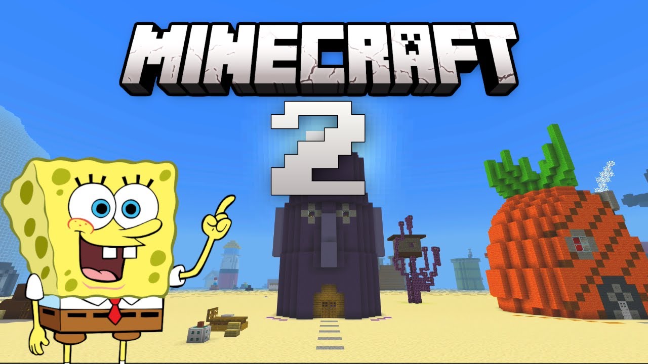 BIKINI BOTTOM IN MINECRAFT! Spongebob World Tour Part 2