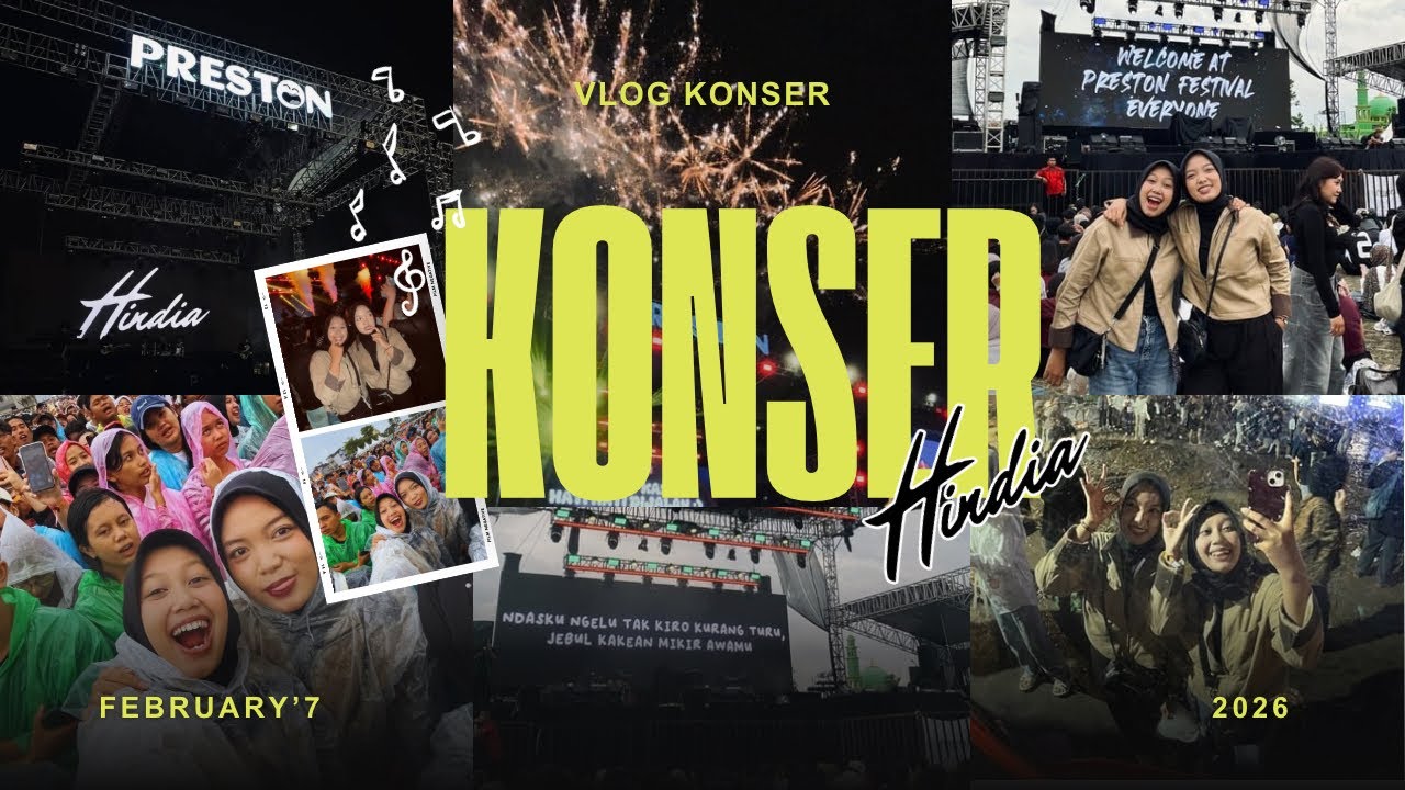 Vlog🎶|| Konser awal tahun ter-chaos! Malang era dengan lineup gila. PRESTON 2026