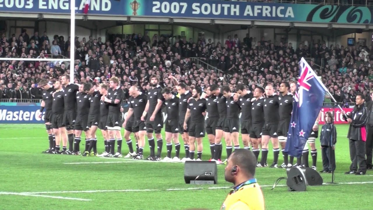 New Zealand, French National Anthems and Haka at RWC 2011 Final