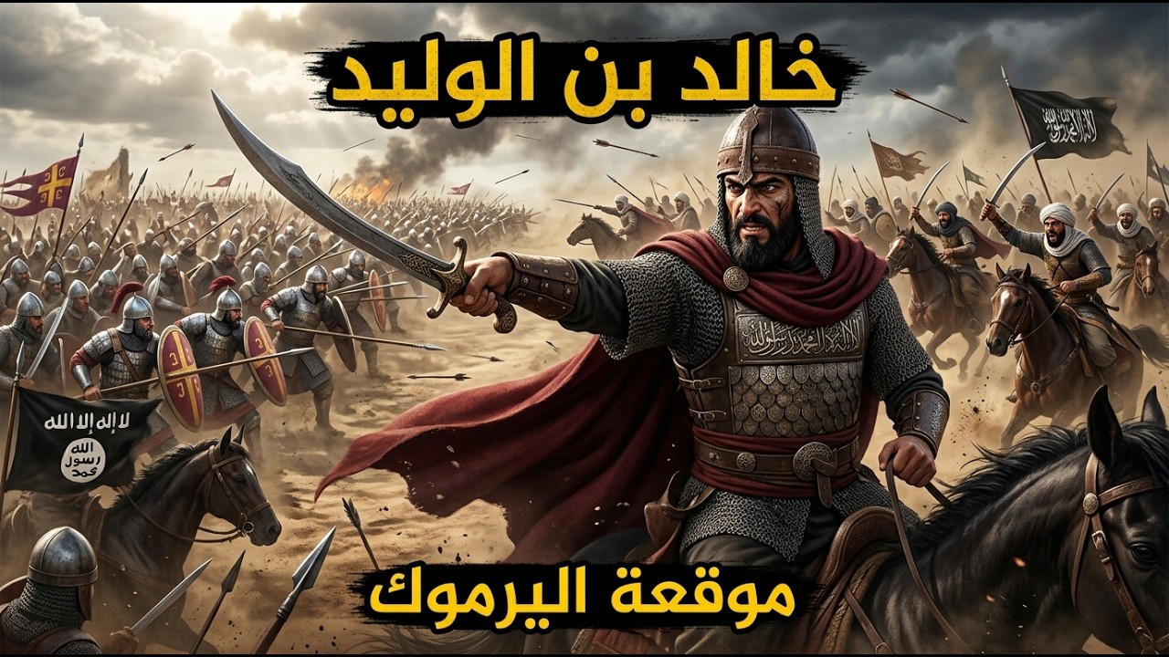 موقعة اليرموك: التفاصيل الكاملة ودور خالد بن الوليد | أسرار وخطط عسكرية دقيقة لأول مرة