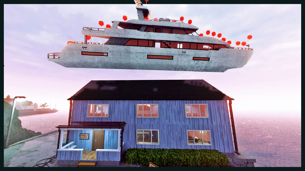Using Massive Balloons to Drop a Super Yacht on a House - Teardown