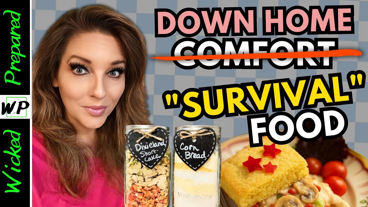 Stockpile THIS Prepper Survival Meal for Hurricane Season - Dixieland Shortcake Meal in a Jar