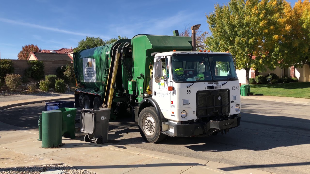 WM Amrep Garbage Trucks On The Monday Route!