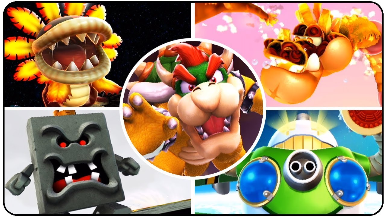 Super Mario Galaxy 2 - All Bosses (No Damage)