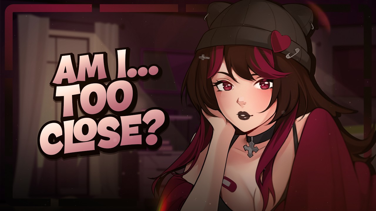Goth Roommate Keeps Testing How Close Is 'Too Close' While Sharing A Bed | Roleplay ASMR F4M