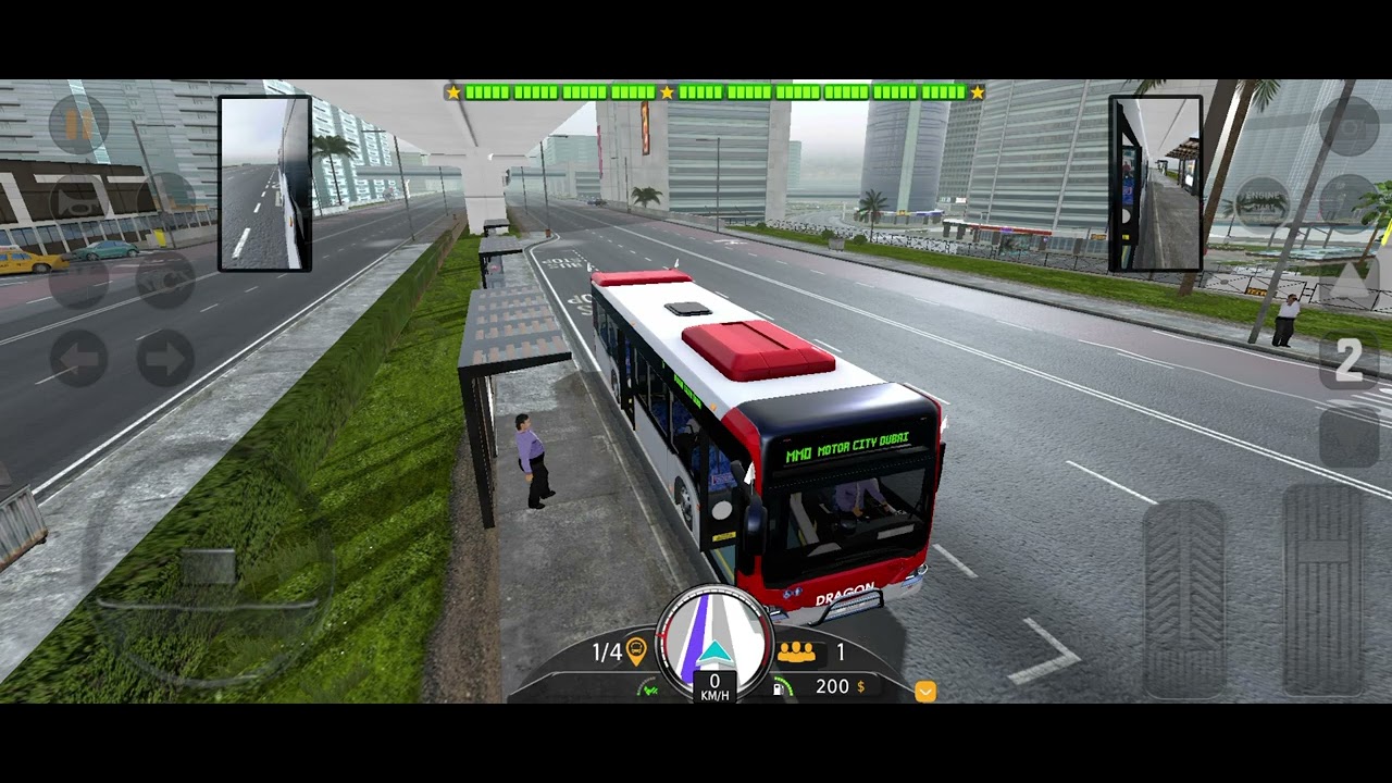Dubai bus journey  simulator 