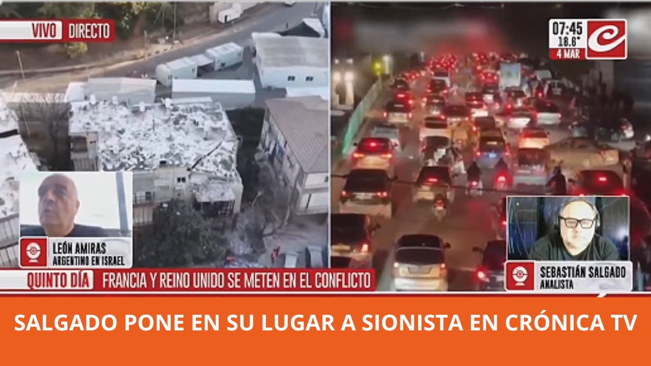 SALGADO PONE EN SU LUGAR A $IONISTA EN CRÓNICA TV
