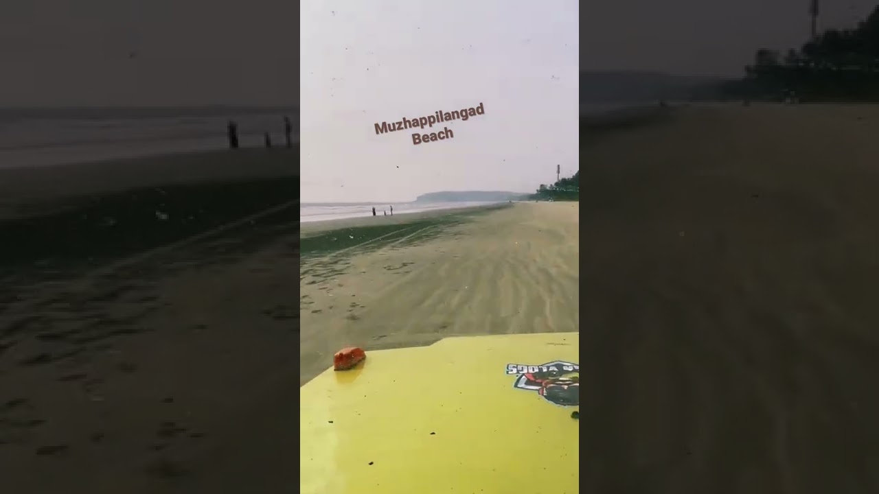 Asia's Longest Drive-in Beach in KERALA!!  Muzhuppilangad Beach in Kannur!!