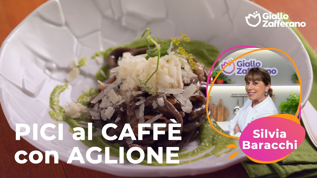 PICI al CAFFÈ con AGLIONE, PANCETTA e PISELLI✨ RICETTA della CHEF SILVIA BARACCHI😍