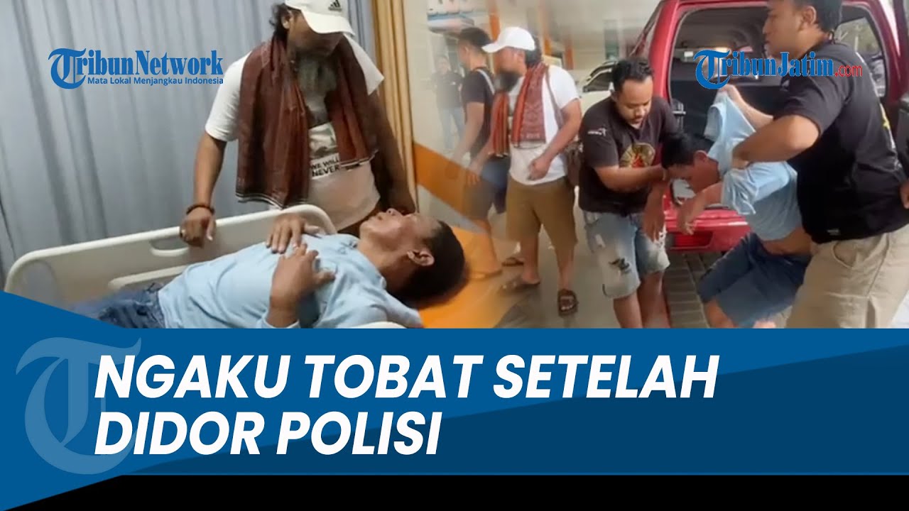 Detik-detik Pelaku Curat Ngaku Tobat usai Didor Polres Ponorogo