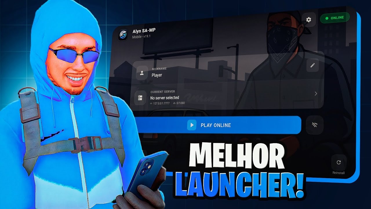 LANÇOU! O MELHOR LAUNCHER DE SAMP MOBILE EM 2025 (PARA ANDROID 14 E 15) - GTA SAMP ANDROID/PC