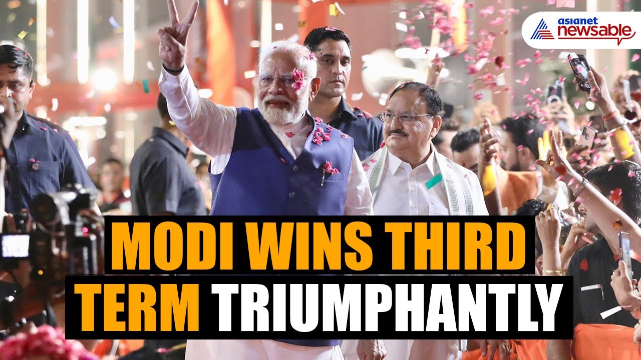 PM Modi Secures Third Term as NDA Gears Up for Government Formation, Hails Voter Enthusiasm in J&K