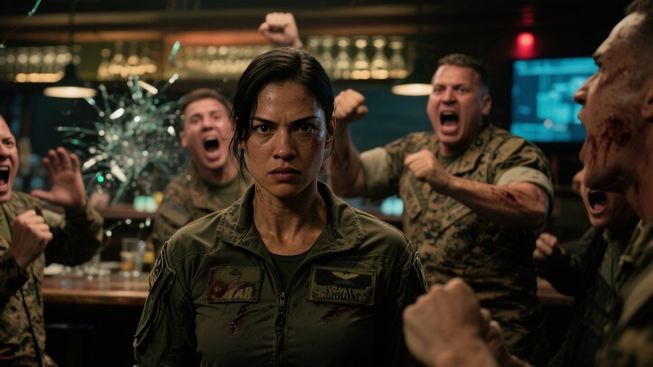 “Smash Her Face!” Marines Shouted—Then Stopped Cold When They Learned Her Identity |