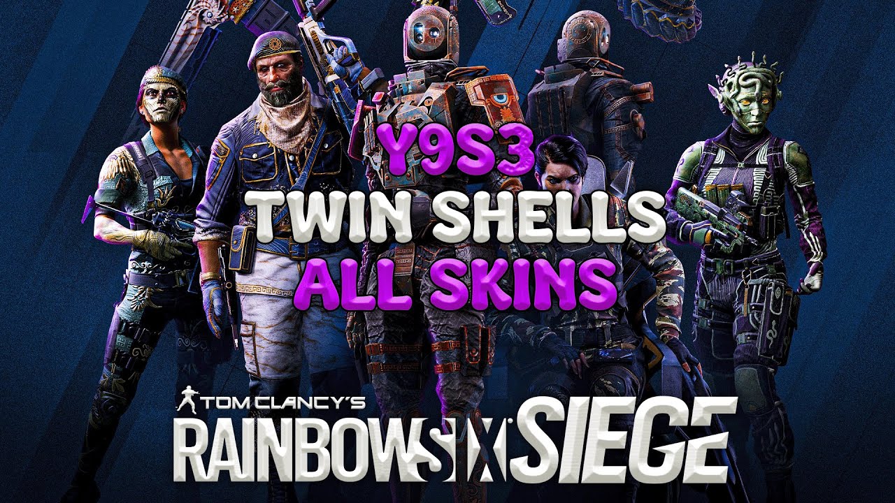 *ALL* Y9S3 TWIN SHELLS +120 Skins, Ranked Charms, NEW Elite Sets, Weapon Skins, Charms - Rainbow 6