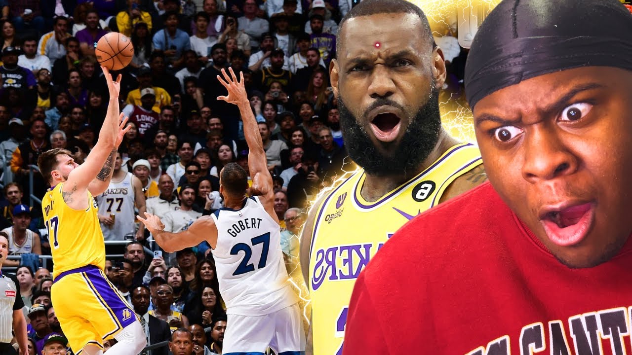 LUKA DESTROYED THEM! THEY TRASH 😂 LAKERS VS TIMBERWOLVES GAME 2*REACTION* THEY TRIED TO HURT HIM 😂