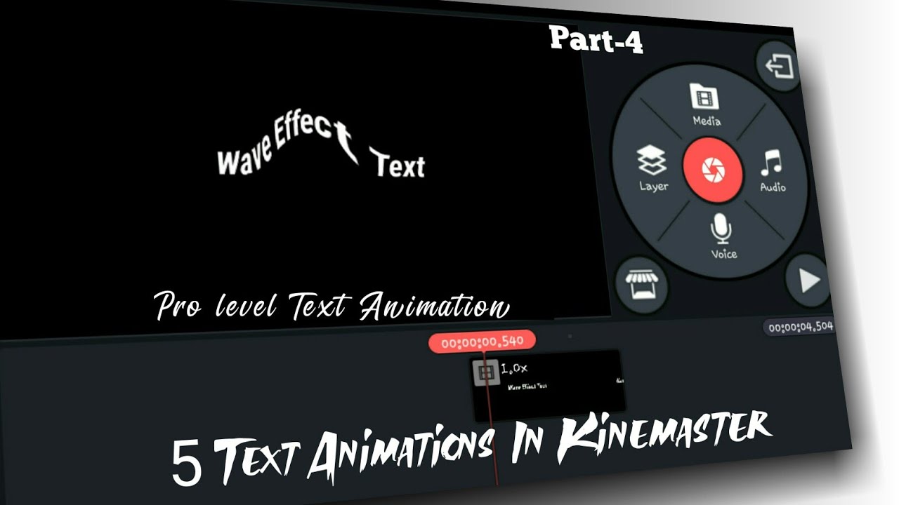Text Animation Effects In Kinemaster||part-4||Kinemaster Tutorial